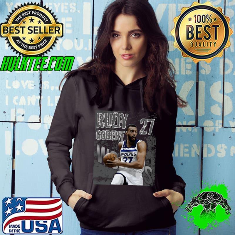 Rudy Gobert Wolves French professional basketball T-Shirt Rudy Gobert Wolves French professional basketball T-Shirt