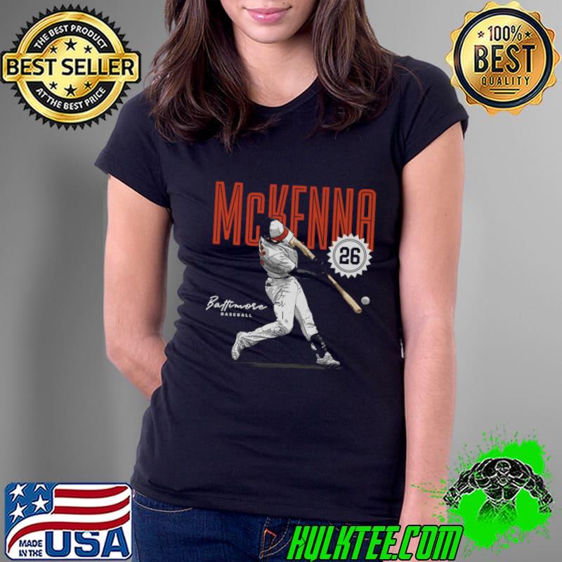 Ryan McKenna American professional baseball outfielder Baltimore Card T-Shirt