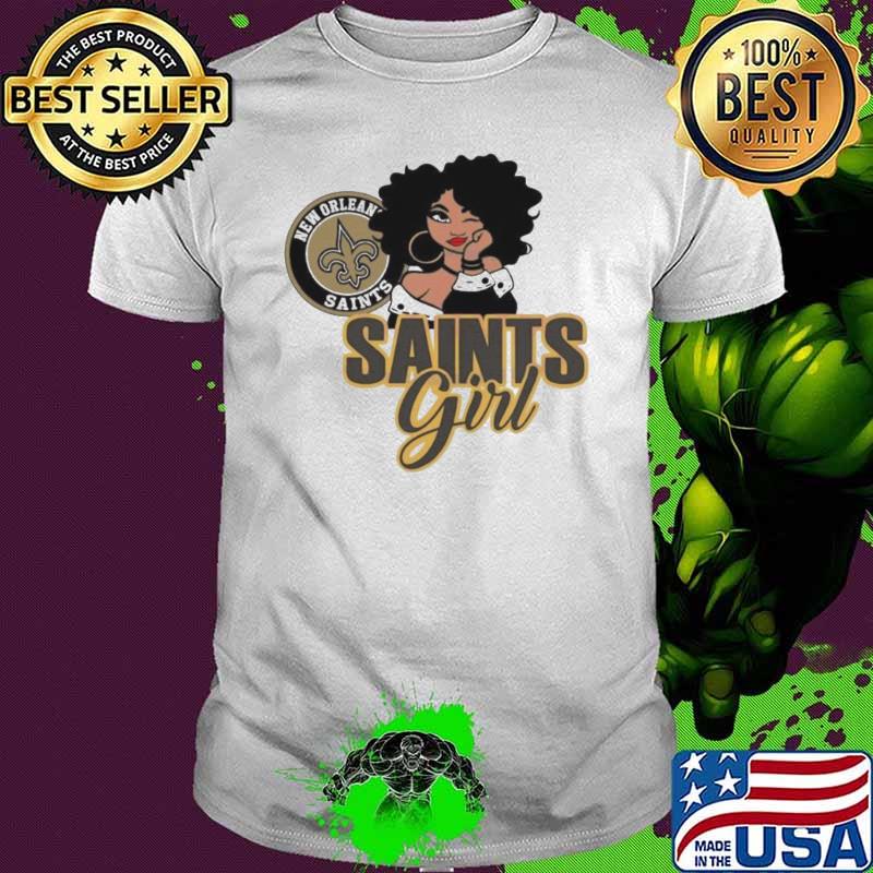 Saints Girl New Orleans Saints logo shirt