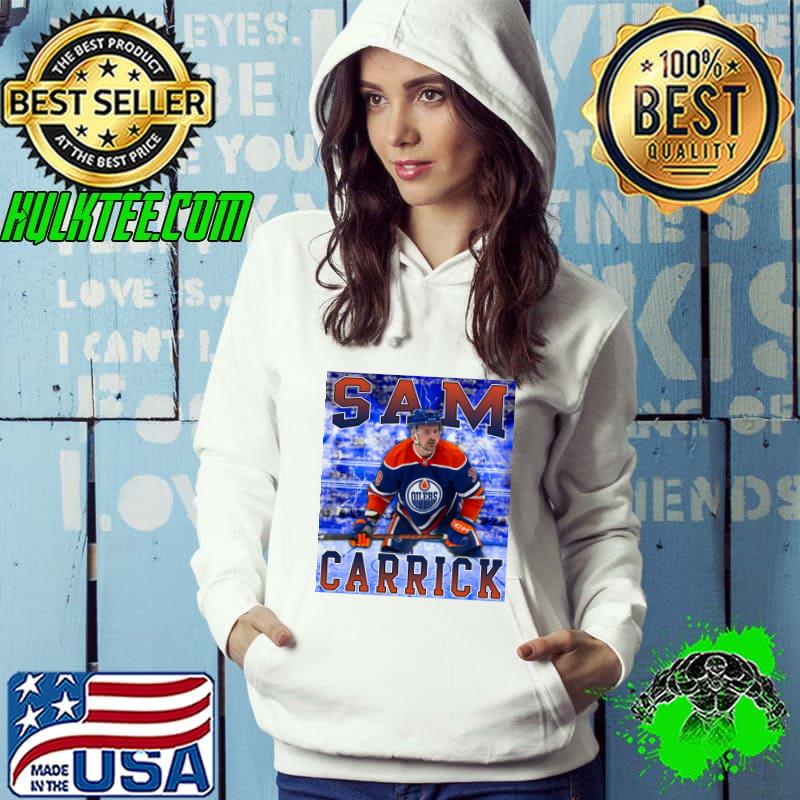 Sam Carrick Canadian professional ice hockey centre for the Edmonton Oilers T-Shirt