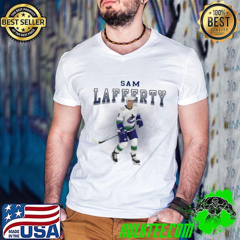 Sam Lafferty American professional ice hockey forward for the Vancouver Canucks T-Shirt Guys V Neck Sam Lafferty American professional ice hockey forward for the Vancouver Canucks T-Shirt Guys V Neck