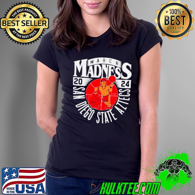 San Diego State Aztecs 2024 NCAA March Madness retro shirt