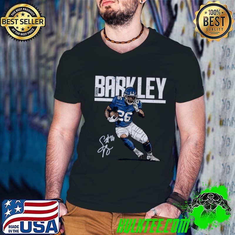 Saquon Barkley New York G Hyper Signature American football running back T-Shirt Saquon Barkley New York G Hyper Signature American football running back T-Shirt