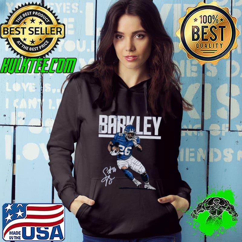 Saquon Barkley New York G Hyper Signature American football running back T-Shirt Hoodie Saquon Barkley New York G Hyper Signature American football running back T-Shirt Hoodie