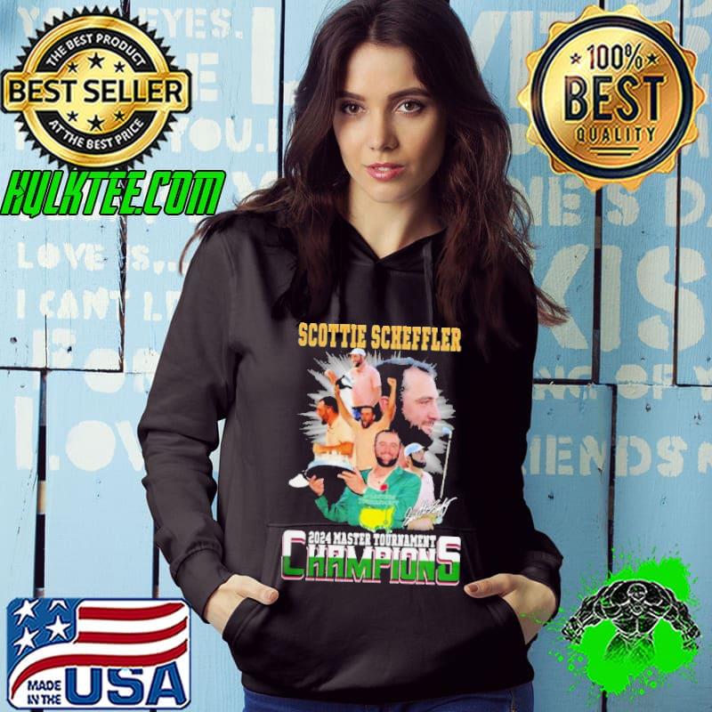 Scottie Scheffler 2024 Master Tournament Champions Signature shirt