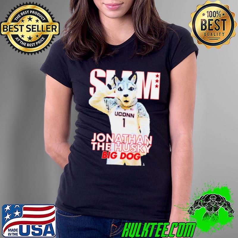 SLAM Uconn Huskies Mascot Jonathan The Husky Big Dog shirt