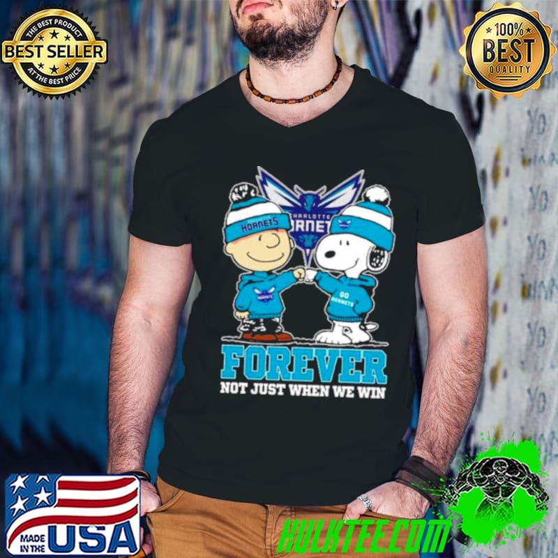 Snoopy Fist Bump Charlie Brown Charlotte Hornets Forever Not Just When We Win Shirt Guys V Neck Snoopy Fist Bump Charlie Brown Charlotte Hornets Forever Not Just When We Win Shirt Guys V Neck