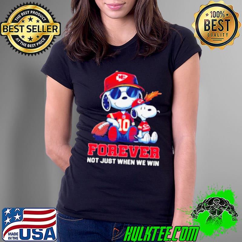 Snoopy Kansas City Chiefs 2024 Forever Not Just When We Win shirt