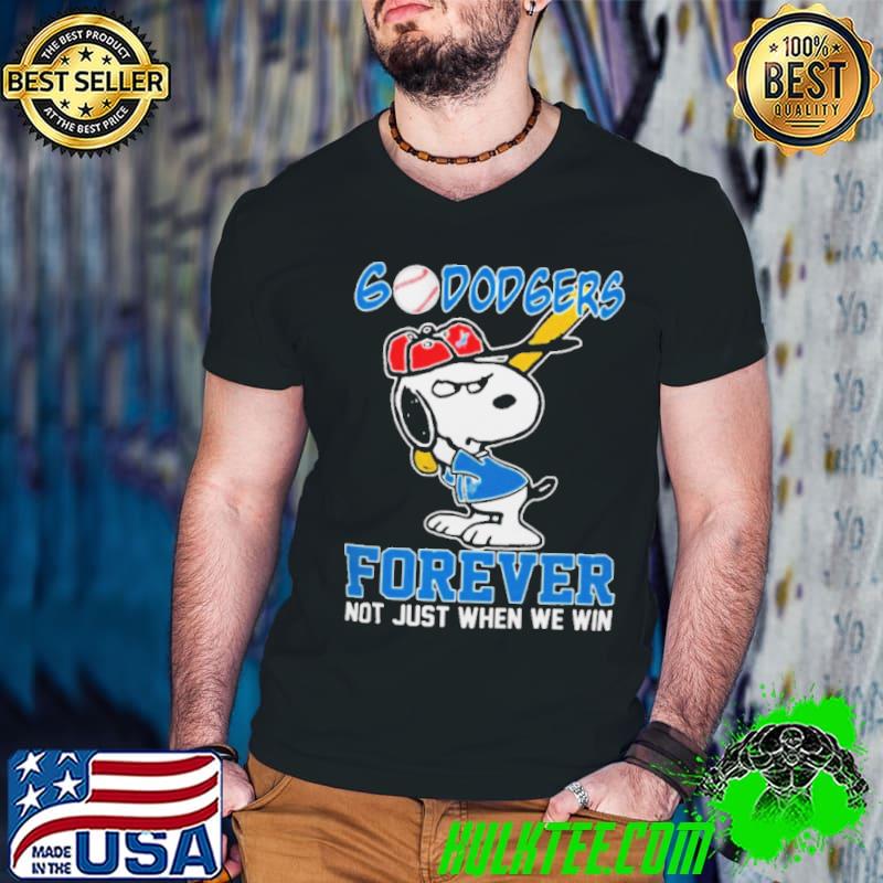 Snoopy Los Angeles Dodgers Go Dodgers Forever Not Just When We Win 2024 Shirt Guys V Neck Snoopy Los Angeles Dodgers Go Dodgers Forever Not Just When We Win 2024 Shirt Guys V Neck