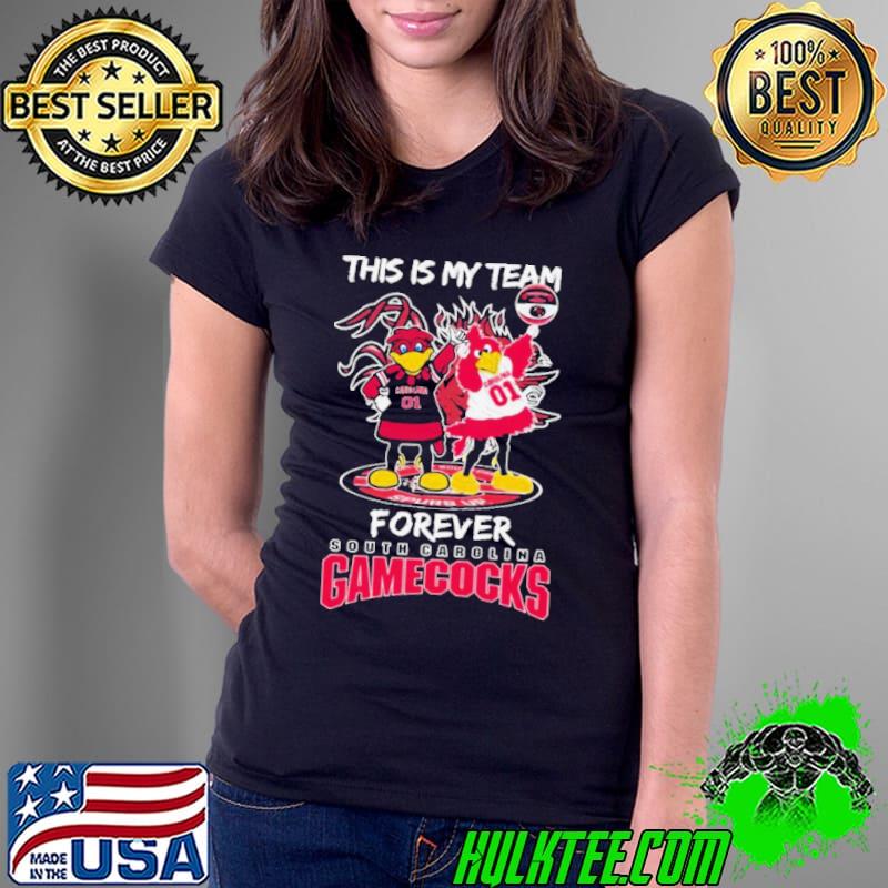South Carolina Gamecocks This Is My Team Forever 2024 National Champions Shirt Ladies Tee South Carolina Gamecocks This Is My Team Forever 2024 National Champions Shirt Ladies Tee