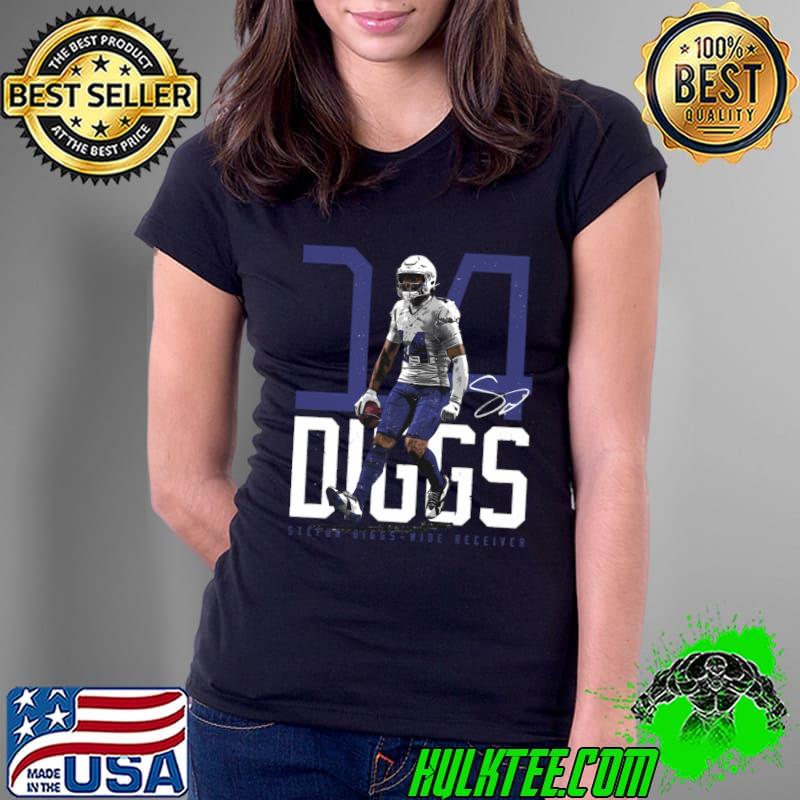 Stefon Diggs American football wide receiver Buffalo Bold Number T-Shirt Ladies Tee Stefon Diggs American football wide receiver Buffalo Bold Number T-Shirt Ladies Tee