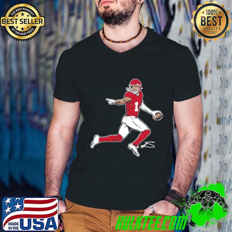 Stefon Diggs American football wide receiver for Houston Texans Superstar Pose T-Shirt
