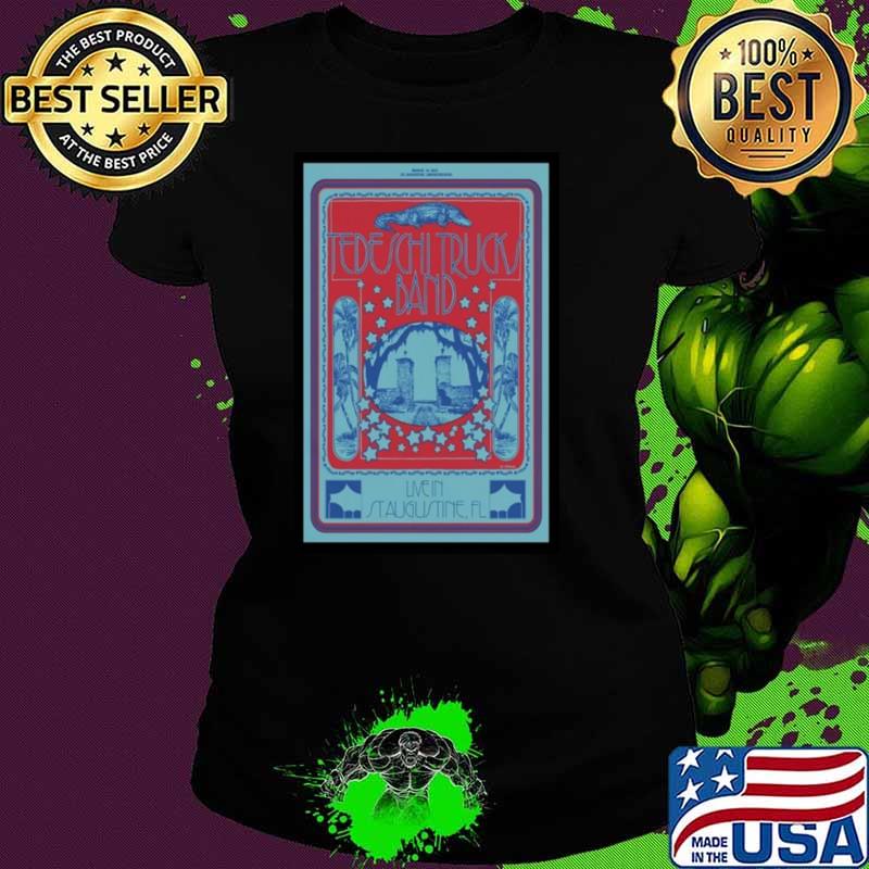 Tedeschi Trucks Band St Augustine The City Events Mar 16 2024 Poster Shirt Tedeschi Trucks Band St Augustine The City Events Mar 16 2024 Poster Shirt
