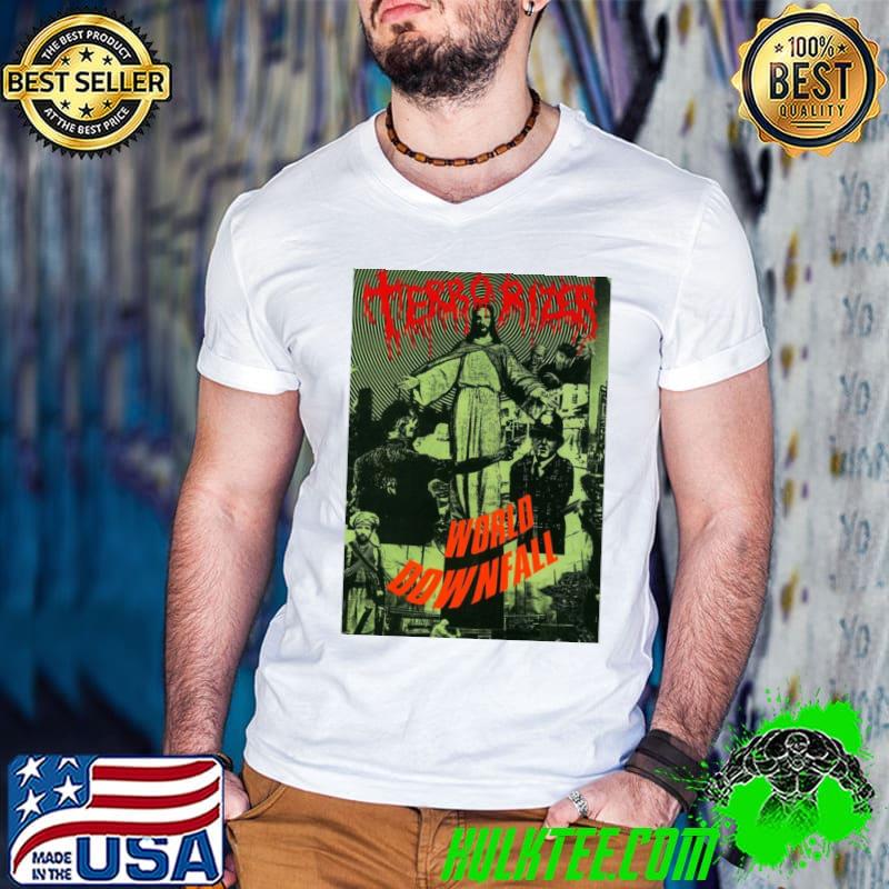 Terrorizer American grindcore band T-Shirt Guys V Neck Terrorizer American grindcore band T-Shirt Guys V Neck
