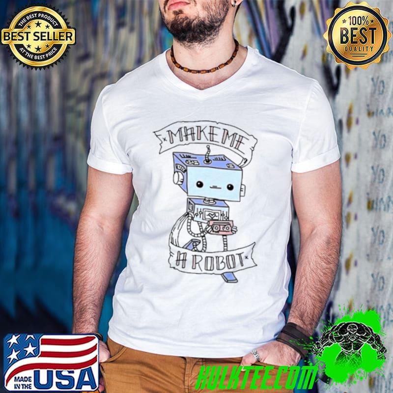 Tessa-Violet-Make-Me-A-Robot-Shirt Guys V Neck Tessa-Violet-Make-Me-A-Robot-Shirt Guys V Neck