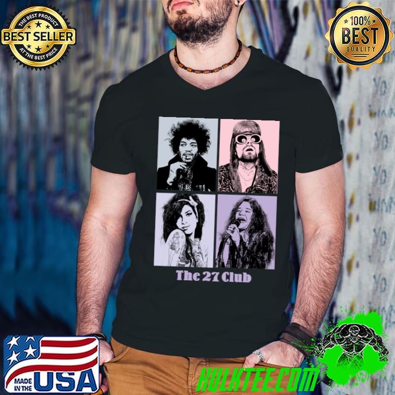 The 27 Club Legends informal list consisting mostly of popular musicians T-Shirt