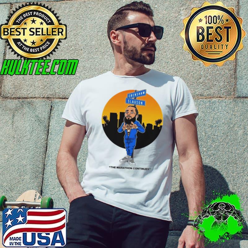 The Marathon Continues skyline shirt