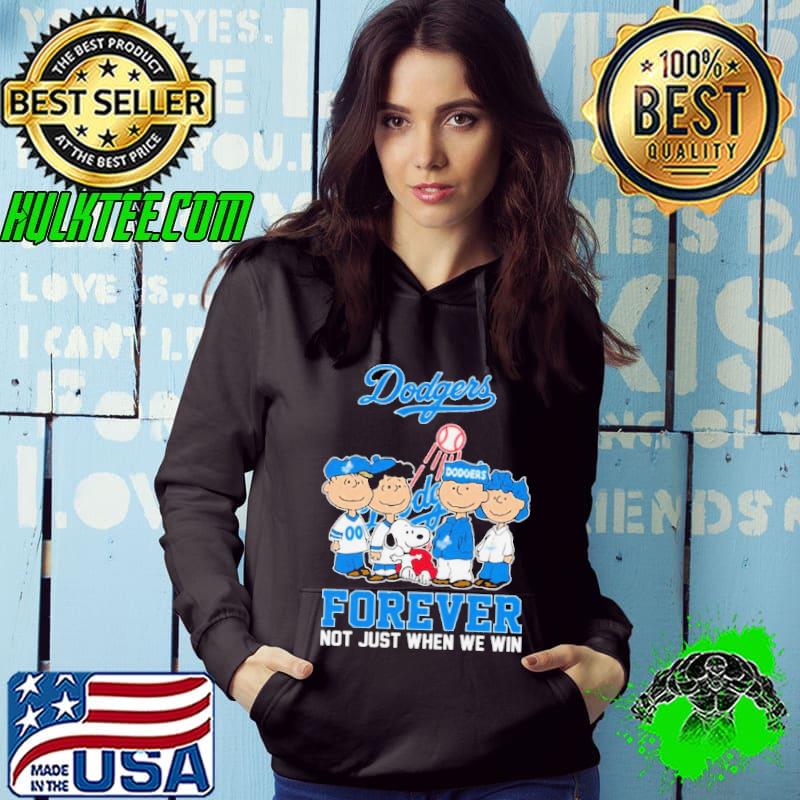 The Peanuts Movie Characters Los Angeles Dodgers Forever Not Just When We Win Shirt
