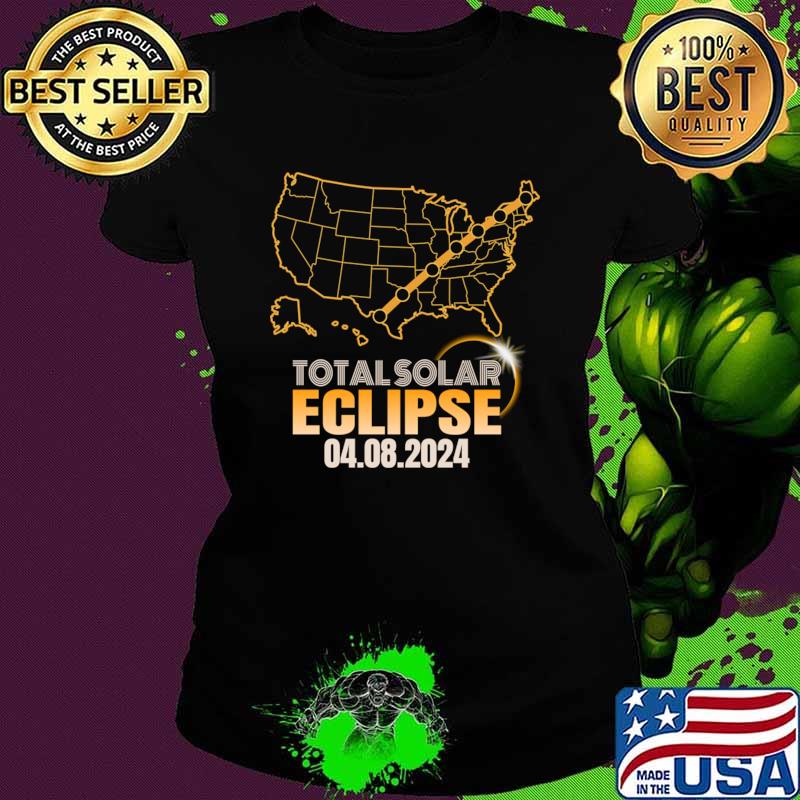 Total Solar Eclipse Maps April 2024 T-Shirt