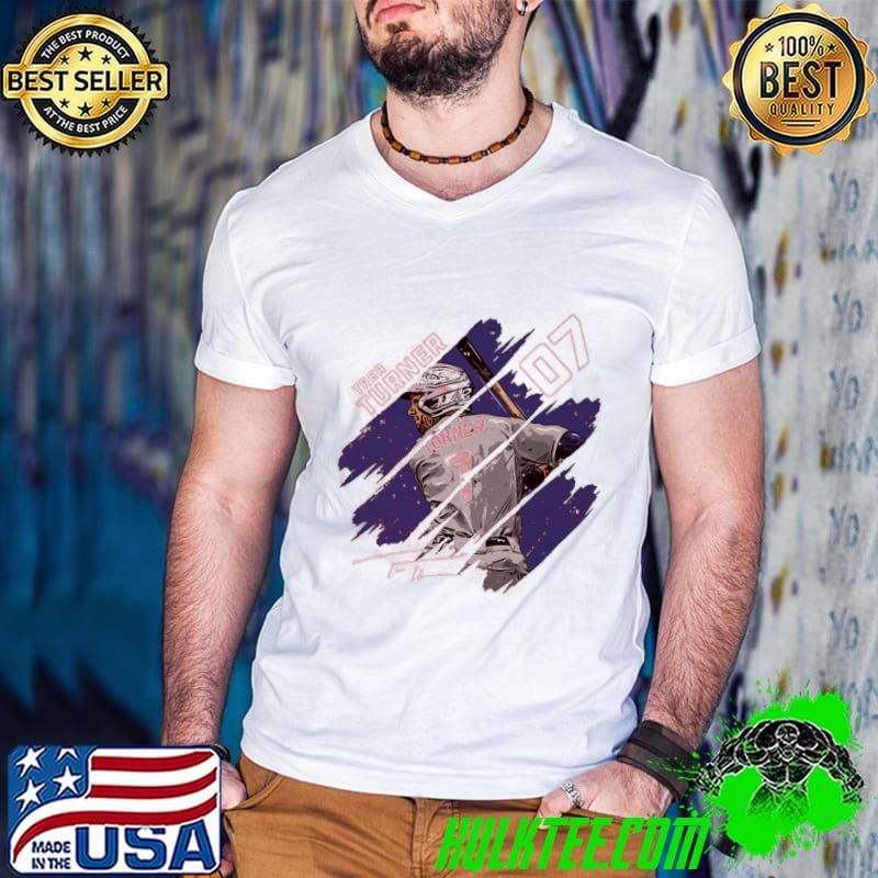 Trea Turner American professional baseball shortstop Philadelphia Stripes T-Shirt