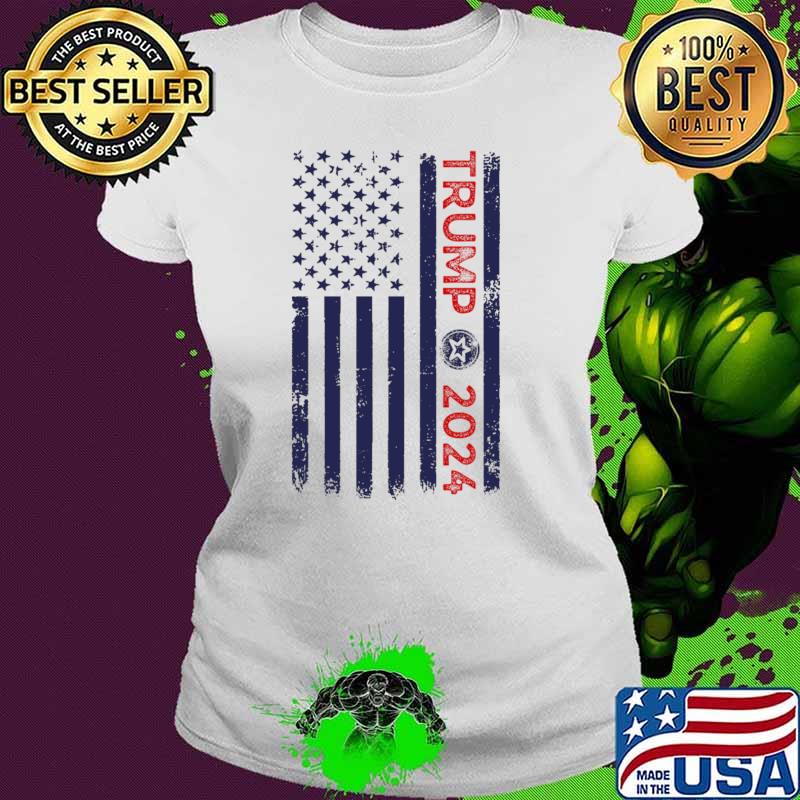 Trump 2024 American Flag Election T-Shirt