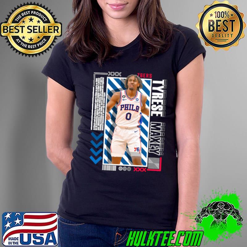 Tyrese Maxey Paper Version 10 American professional basketball player T-Shirt