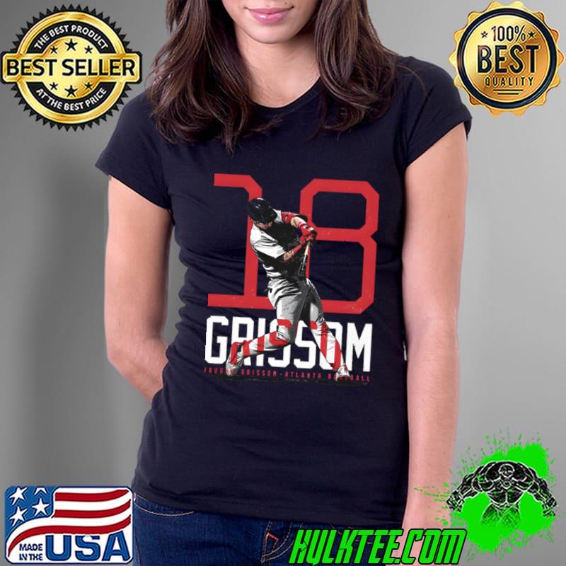 Vaughn Grissom American professional baseball second Atlanta Bold Number T-Shirt Ladies Tee Vaughn Grissom American professional baseball second Atlanta Bold Number T-Shirt Ladies Tee