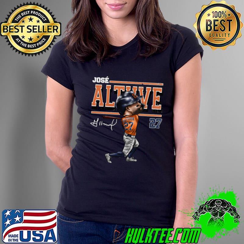Venezuelan professional baseball second baseman jose altuve cartoon T-Shirt