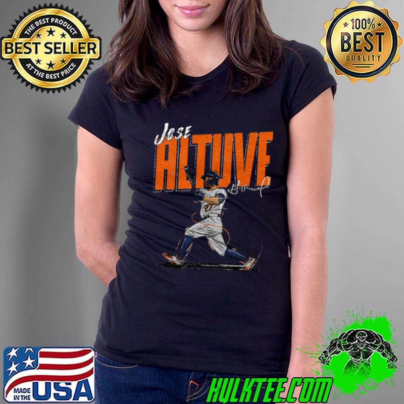 Venezuelan professional baseball second baseman jose altuve chisel T-Shirt