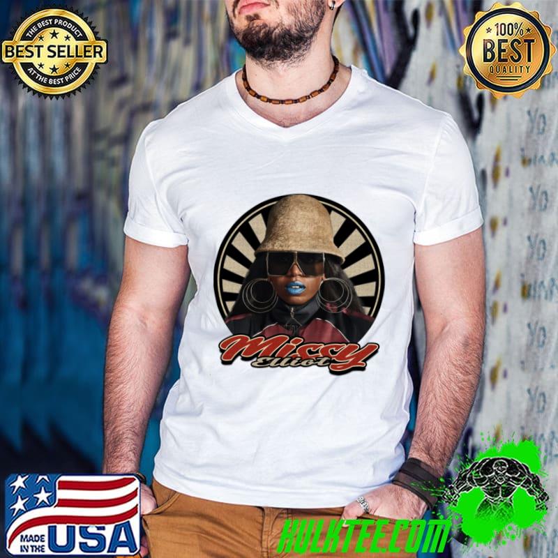 Vintage 80s Missy Elliot American rapper songwriter and record producer T-Shirt