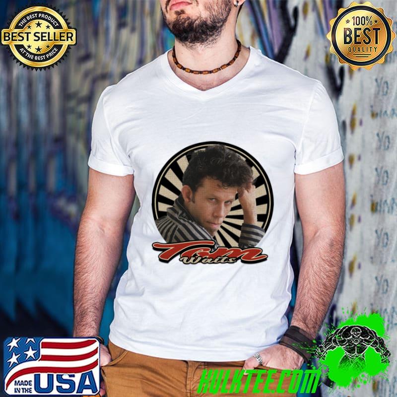 Vintage 80s Tom Waits American musician composer songwriter and actor T-Shirt Vintage 80s Tom Waits American musician composer songwriter and actor T-Shirt