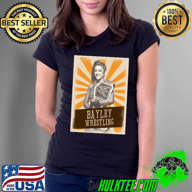 Vintage Aesthetic Bayley SmackDown brand under T-Shirt Ladies Tee Vintage Aesthetic Bayley SmackDown brand under T-Shirt Ladies Tee