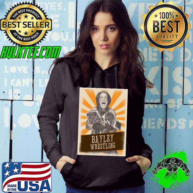 Vintage Aesthetic Bayley Wrestling SmackDown brand under T-Shirt