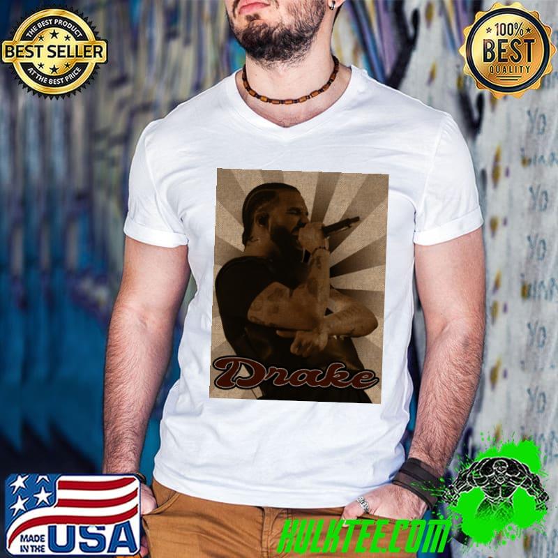 Vintage Drake Canadian rapper and singer contemporary popular music T-Shirt