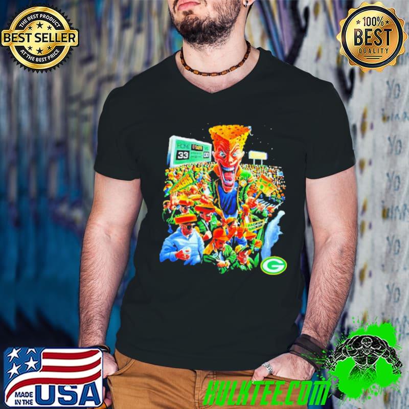 Vintage Green Bay Packers caricature shirt