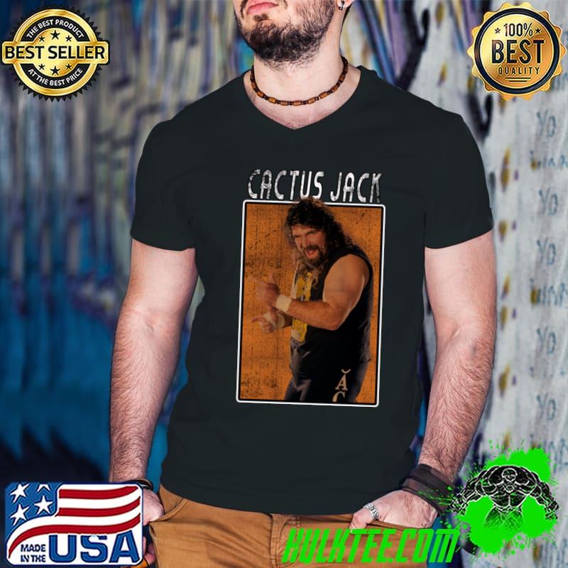 Vintage Wwe Cactus Jack American retired professional wrestler and author T-Shirt