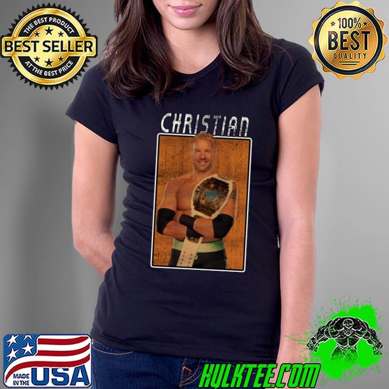 Vintage Wwe Christian Canadian professional wrestler and actor T-Shirt Ladies Tee Vintage Wwe Christian Canadian professional wrestler and actor T-Shirt Ladies Tee