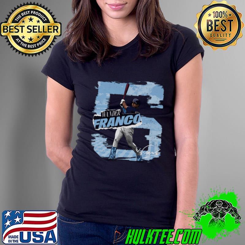 Wander Franco Dominican professional baseball shortstop Tampa Bay Rough T-Shirt Ladies Tee Wander Franco Dominican professional baseball shortstop Tampa Bay Rough T-Shirt Ladies Tee