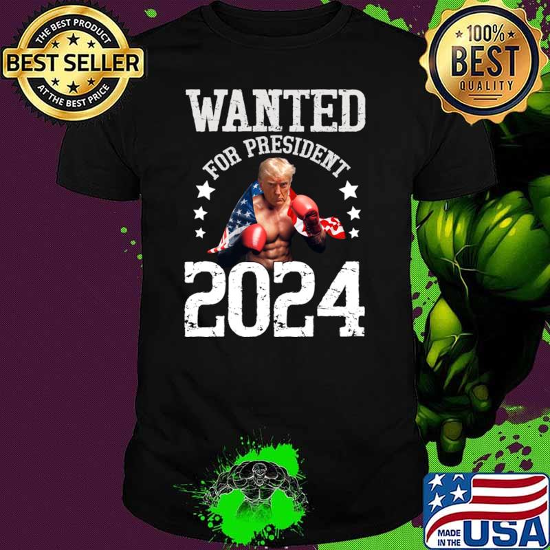 Wanted for president 2024 stars donald trump election stars T-Shirt Unisex Wanted for president 2024 stars donald trump election stars T-Shirt Unisex