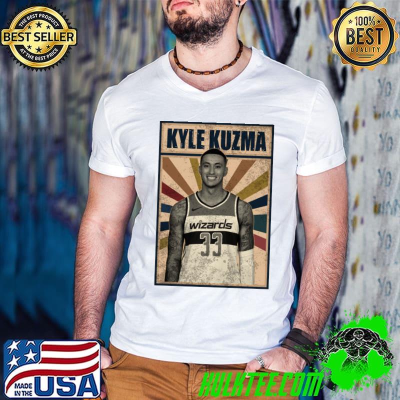 Washington Wizards Kyle Kuzma American professional basketball player T-Shirt Guys V Neck Washington Wizards Kyle Kuzma American professional basketball player T-Shirt Guys V Neck