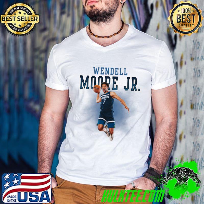 Wendell Moore Jr. American professional basketball player for the Minnesota Timberwolves T-Shirt Wendell Moore Jr. American professional basketball player for the Minnesota Timberwolves T-Shirt