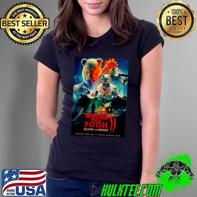 Winnie the pooh blood and honey II scream team poster s Ladies Tee Winnie the pooh blood and honey II scream team poster s Ladies Tee