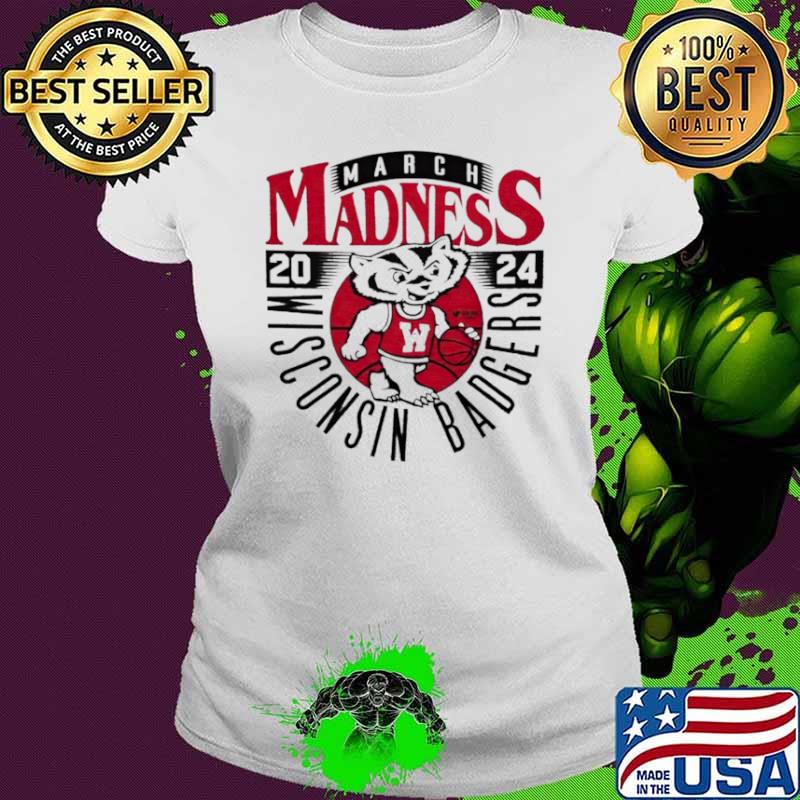 Wisconsin Badgers 2024 March Madness Mascot Shirt