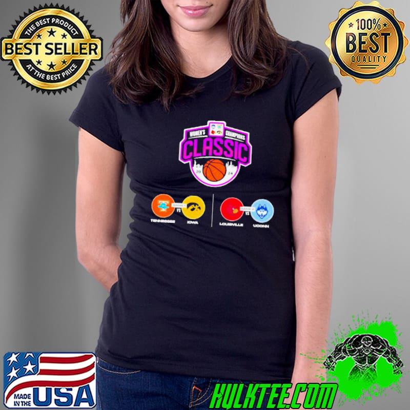 Women’s Champions Classic 2024 Tennessee Vs Iowa and Louisville vs Uconn shirt