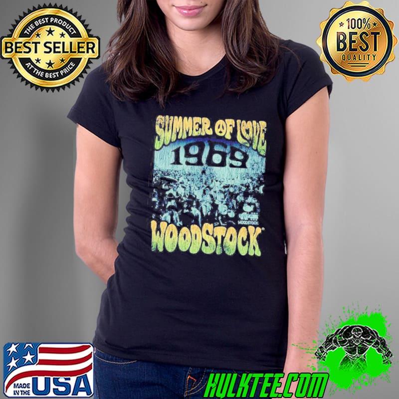 Woodstock Summer of Love Crowd 1969 Shirt