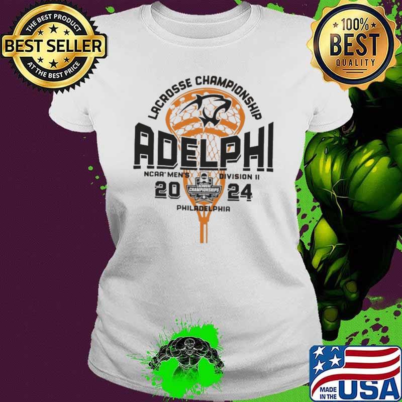 Adelphi 2024 NCAA Men’s Division II Lacrosse Champiohship shirt