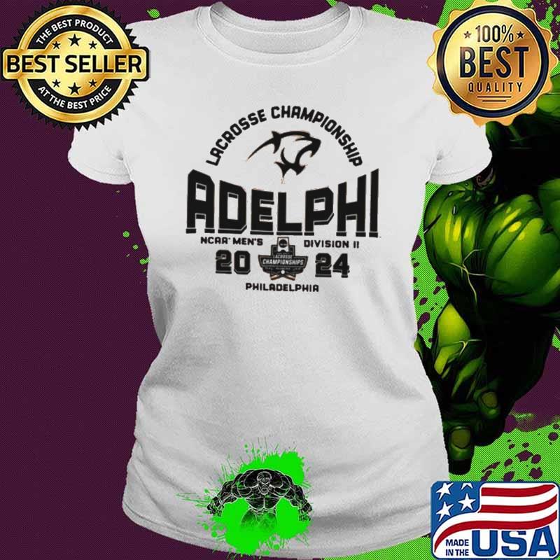 AdelphiPanthers 2024 NCAA Men’s Division II Lacrosse Championship Shirt