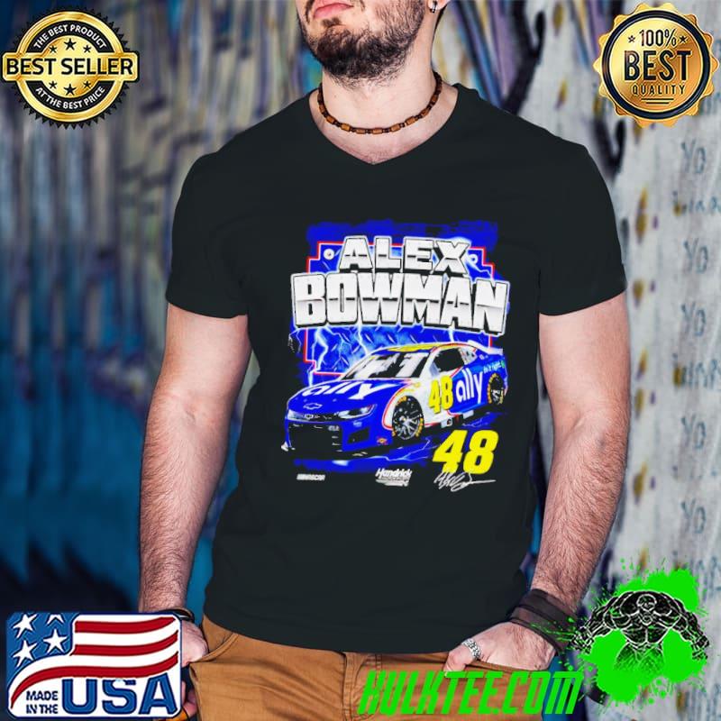 Alex Bowman Hendrick Motorsports Team Collection Ally Darlington Throwback shirt