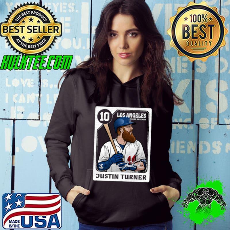 American professional baseball infielder justin turner card T-Shirt Hoodie American professional baseball infielder justin turner card T-Shirt Hoodie