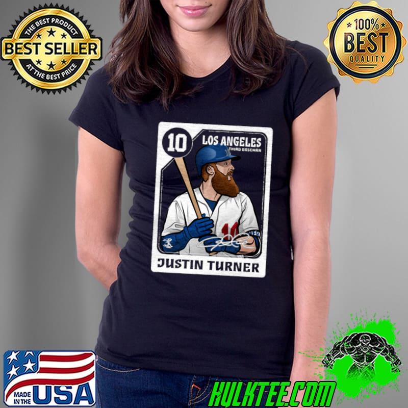 American professional baseball infielder justin turner card T-Shirt American professional baseball infielder justin turner card T-Shirt